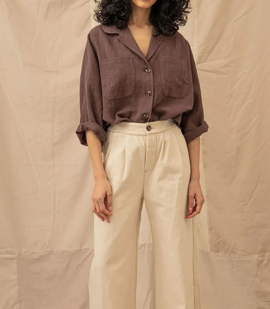 Jean Danny Ecru Femme Bas