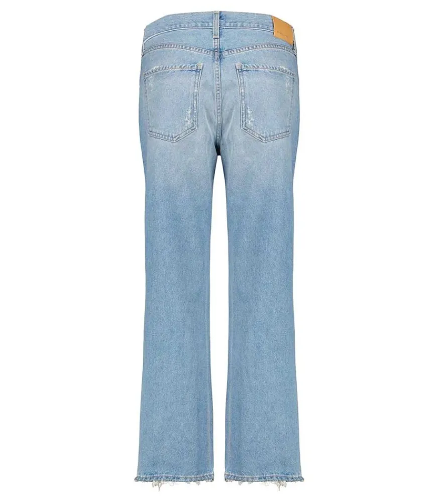 Hot Jean Droit Emery Crop Femme Bas