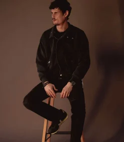 New Jean Droit Homme A Patch Modern Blocking Homme Jeans