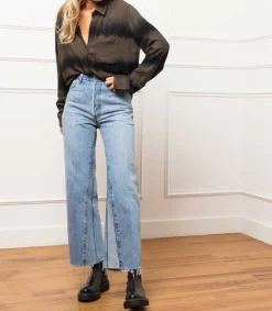 Sale Jean Flare Crop Taille Haute Levi'S Femme Bas