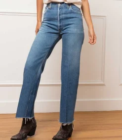 Sale Jean Flare Crop Taille Haute Levi'S Femme Bas