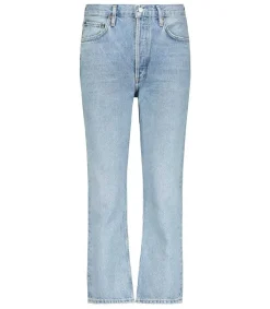 Discount Jean High Rise Cropped Riley Dimension Femme Bas