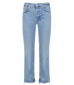 Hot Jean Kye Straight Crop Foreseen Femme Bas