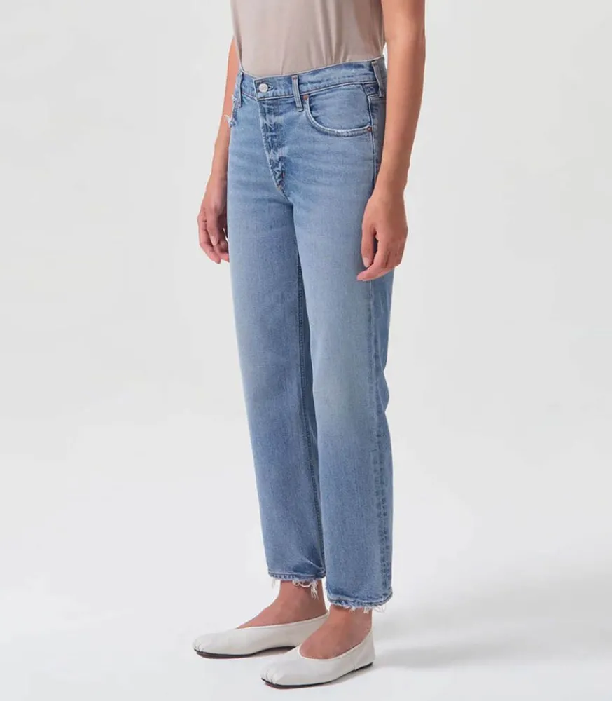Hot Jean Kye Straight Crop Foreseen Femme Bas