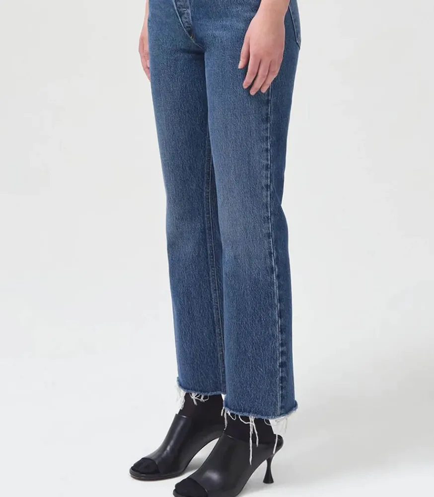 Outlet Jean Mid Rise Relaxed Boot Sphere Femme Bas