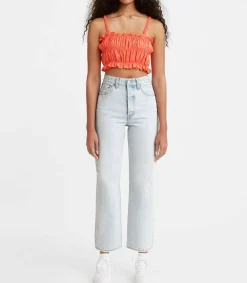 New Jean Ribcage Straight Ankle Ojai Shore Femme Bas