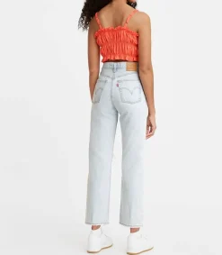 New Jean Ribcage Straight Ankle Ojai Shore Femme Bas