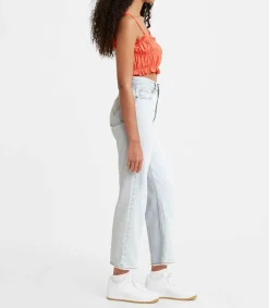New Jean Ribcage Straight Ankle Ojai Shore Femme Bas