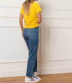 Discount Jean Ribcage Straight Ankle Jive Together Femme Bas