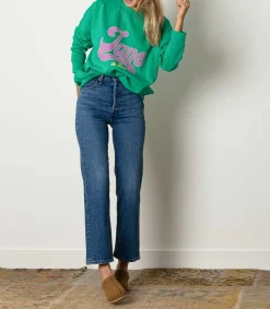 Discount Jean Ribcage Straight Ankle Jive Together Femme Bas