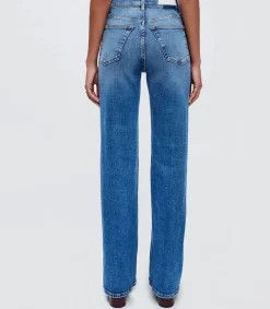 New Jean 70S Ultra Highrise Wide Leg Indigo Storm Femme Bas