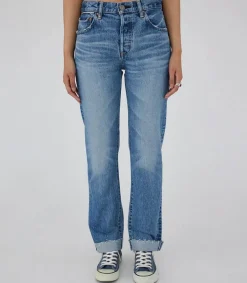 Hot Jean Seagraves Straight Light Blue Femme Bas