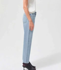 Outlet Jean Straight Wyman In Dimension Femme Bas