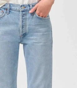 Outlet Jean Straight Wyman In Dimension Femme Bas