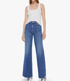 New Jean The Hustler Roller Heel Fray Perfect Drug Femme Bas