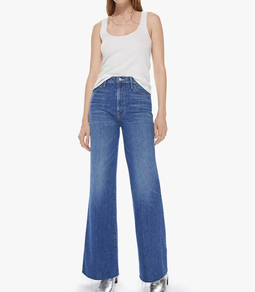 New Jean The Hustler Roller Heel Fray Perfect Drug Femme Bas