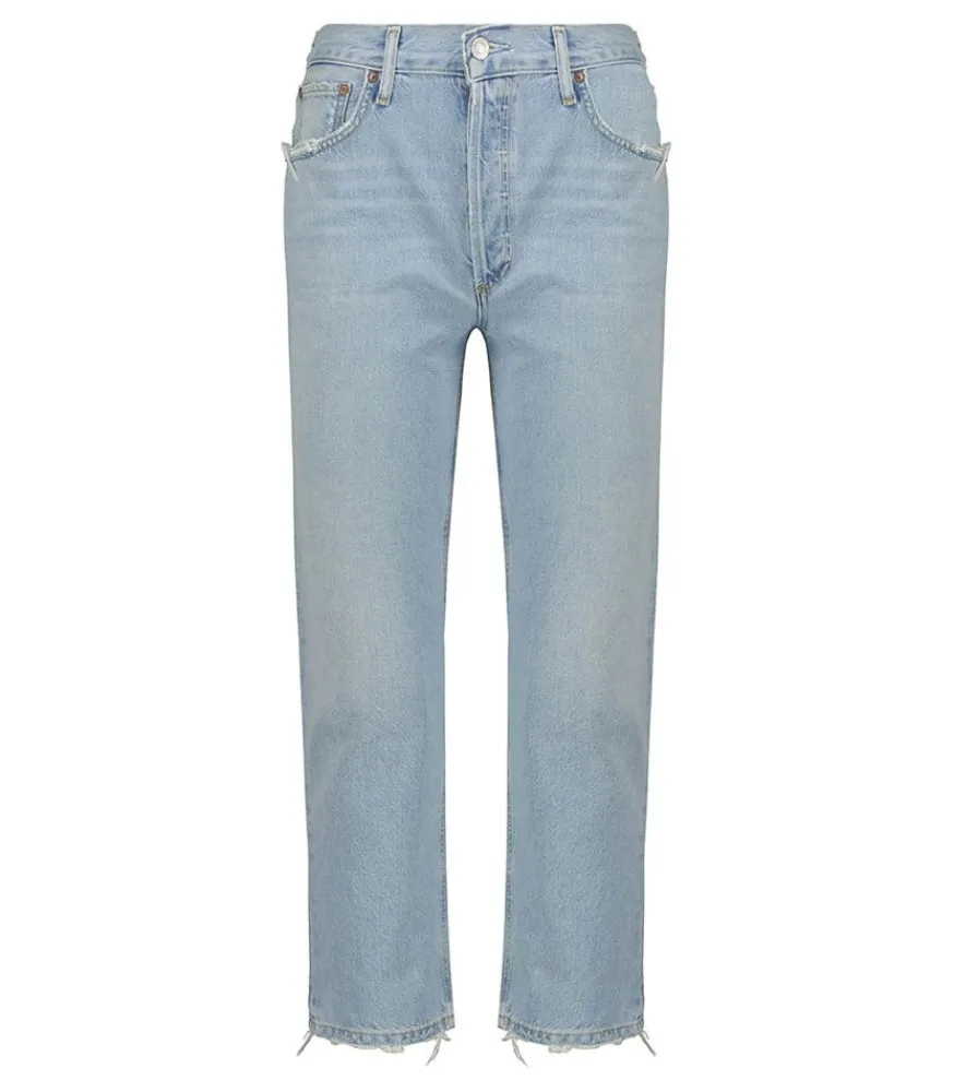 New Jeans Riley High Rise Straight Crop Reputation Femme Bas