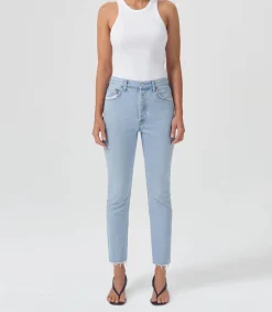 New Jeans Riley High Rise Straight Crop Reputation Femme Bas