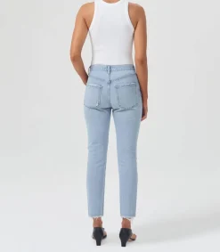 New Jeans Riley High Rise Straight Crop Reputation Femme Bas