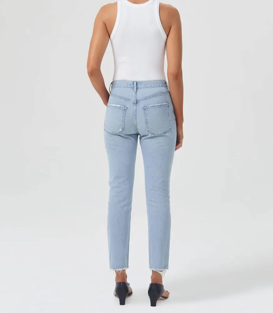New Jeans Riley High Rise Straight Crop Reputation Femme Bas