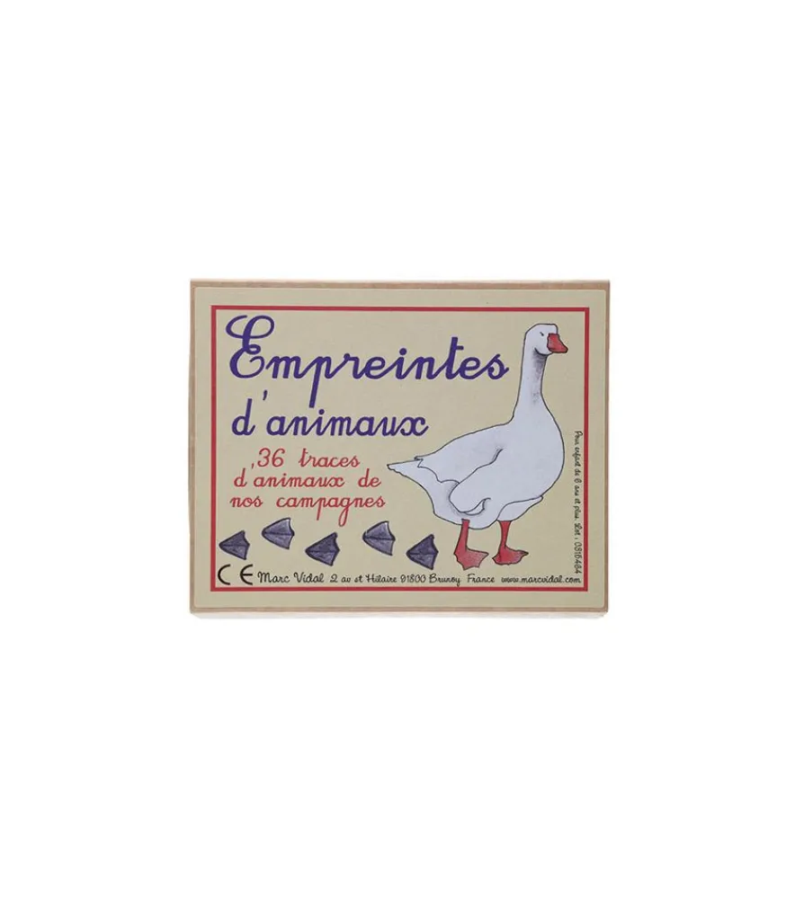 New Jeu De Cartes "Empreintes D'Animaux" Jeux & Jouets