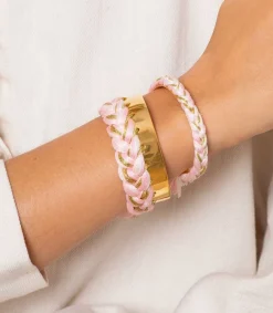 Online Jonc Epais Copacabana Rose X Jane De Boy Femme Bracelets