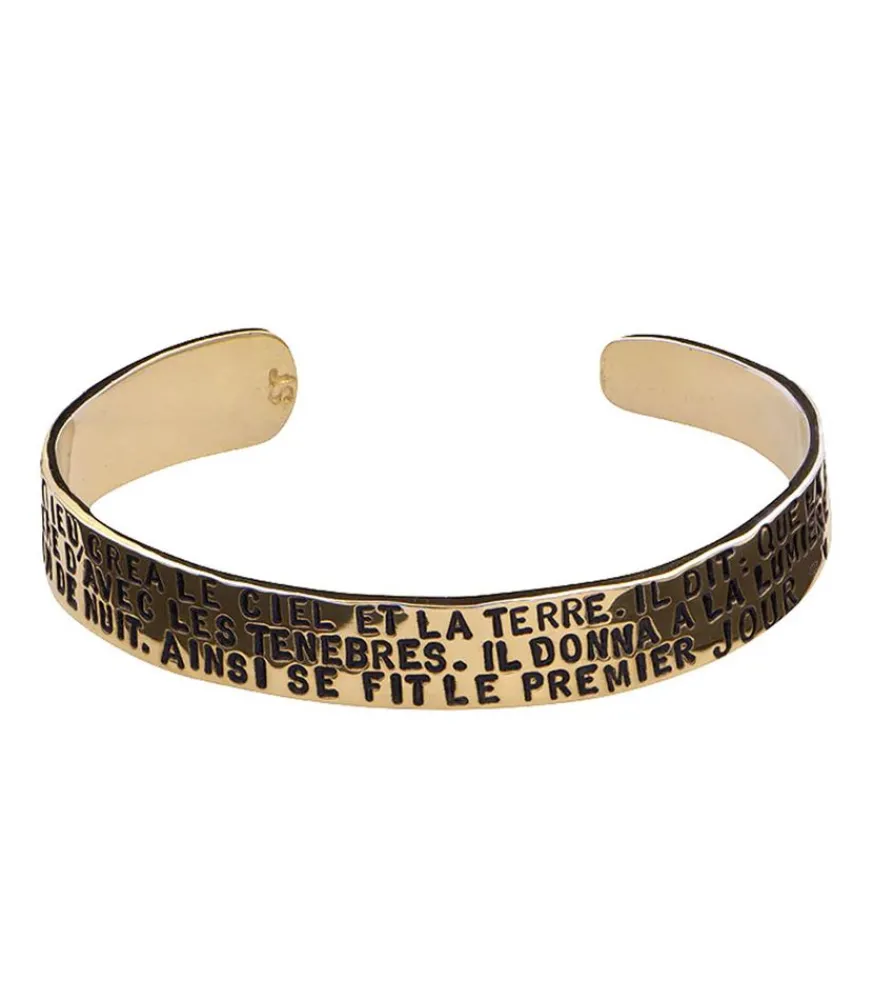 Sale Jonc "Genese" En Vermeil Femme Bracelets