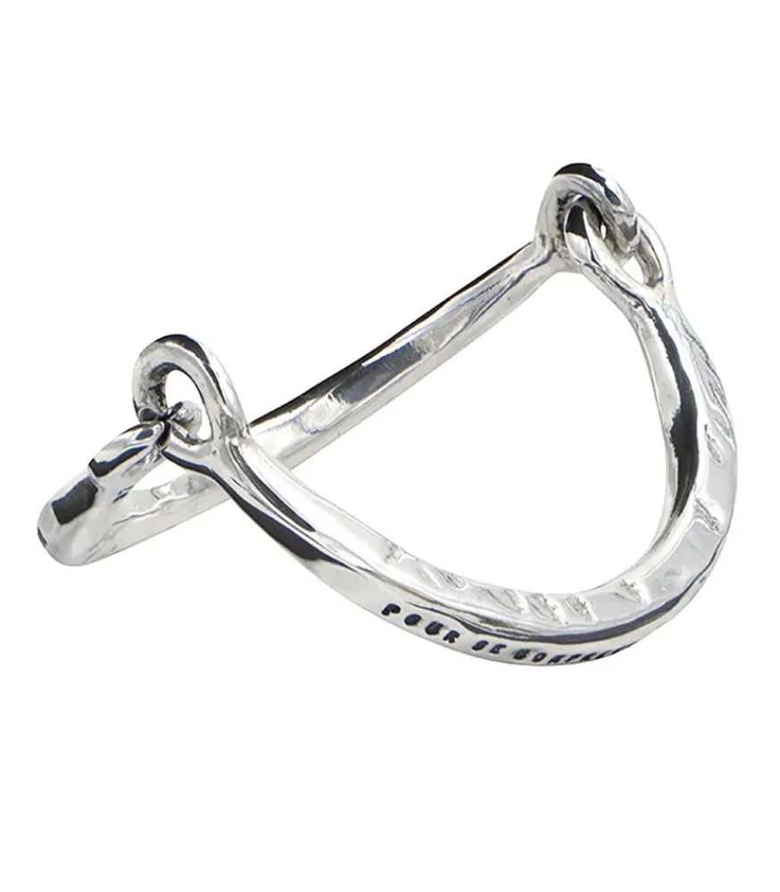 Clearance Jonc Menotte " Les Hommes" Argent Femme Bracelets