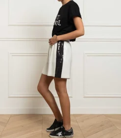 Clearance Jupe A Sequins Blancs Femme Bas