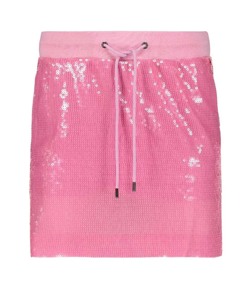 Best Jupe A Sequins Roses Femme Bas