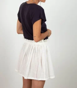 Best Jupe Courte Alexandrie Off White Femme Bas