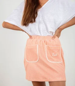 Jupe Seville Vichy Rose Femme Bas