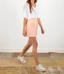 Jupe Seville Vichy Rose Femme Bas