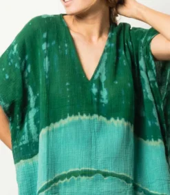 Online Kaftan Maui Vintage Green Femme Robes