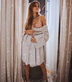 Best Kimono A Capuche Crawl En Gaze De Coton Femme Lingerie