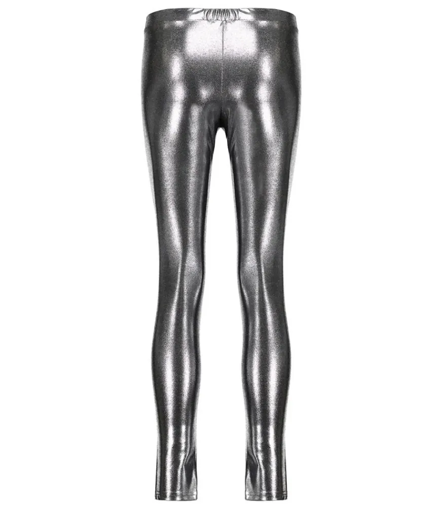 Legging Glitter Silver Femme Bas