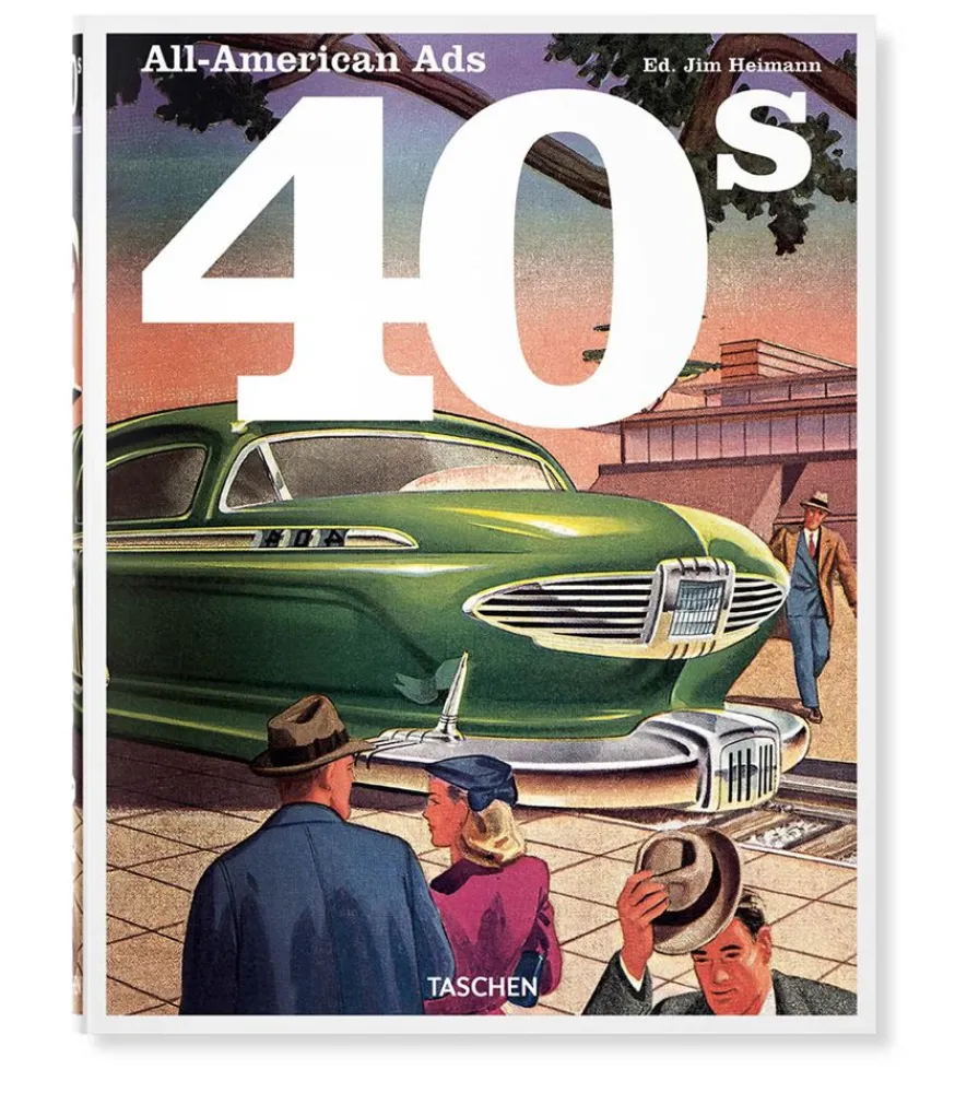 Hot Livre All-American Ads Of The 40S Beaux Livres