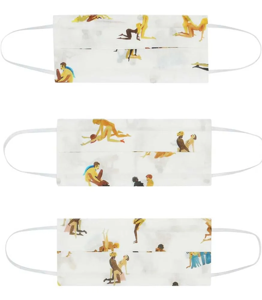 Online Lot De 3 Masques Couple X Femme Écharpes & Étoles