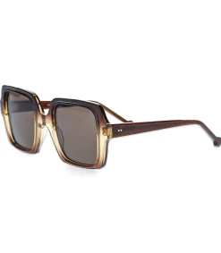 Outlet Lunettes De Soleil Eleonore Brun Degrade Femme Lunettes