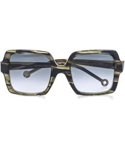 Online Lunettes De Soleil Eleonore Vert Olive Femme Lunettes