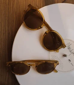 Sale Lunettes De Soleil #M Golden Green Femme Lunettes