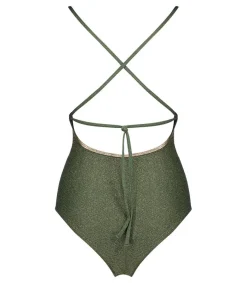 Sale Maillot De Bain Une Piece Gilda Kaki Femme Maillots De Bain