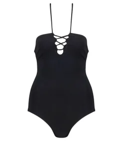 Sale Maillot De Bain Une Piece Perry Noir Femme Maillots De Bain