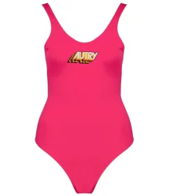 Maillot De Bain Une Piece Aerobic Tinto Tuchsia Femme Maillots De Bain