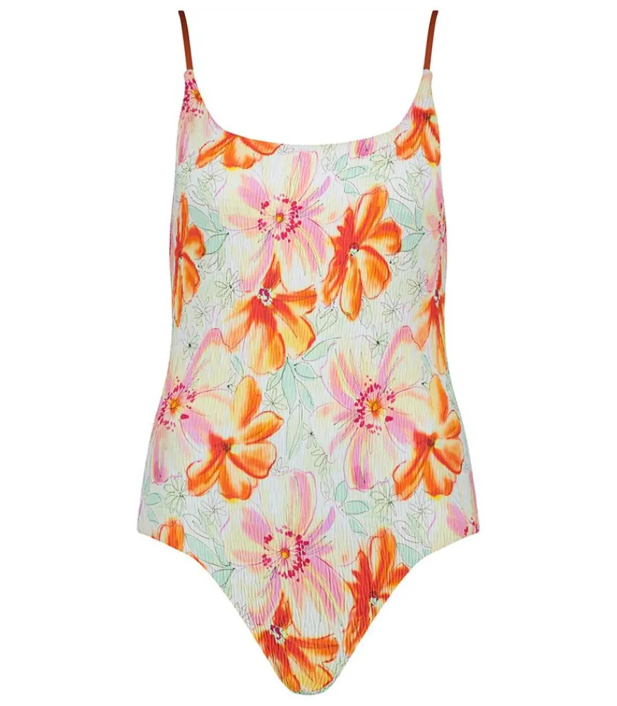 New Maillot De Bain Une Piece Kim Flower Smock Femme Maillots De Bain