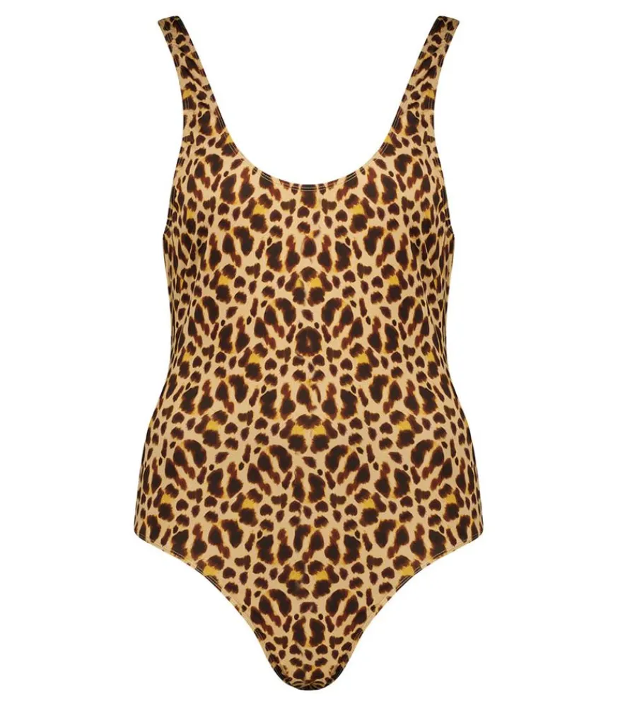 Maillot De Bain Une Piece Pamela Leopard Femme Maillots De Bain