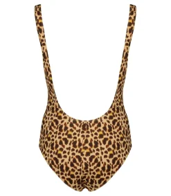 Maillot De Bain Une Piece Pamela Leopard Femme Maillots De Bain