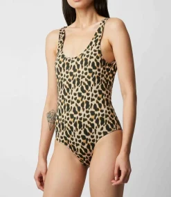 Maillot De Bain Une Piece Pamela Leopard Femme Maillots De Bain