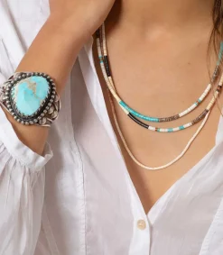 Discount Manchette Camille Turquoise Femme Manchettes