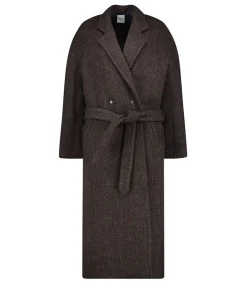 Discount Manteau Lennon Max Choco Femme Manteaux & Vestes